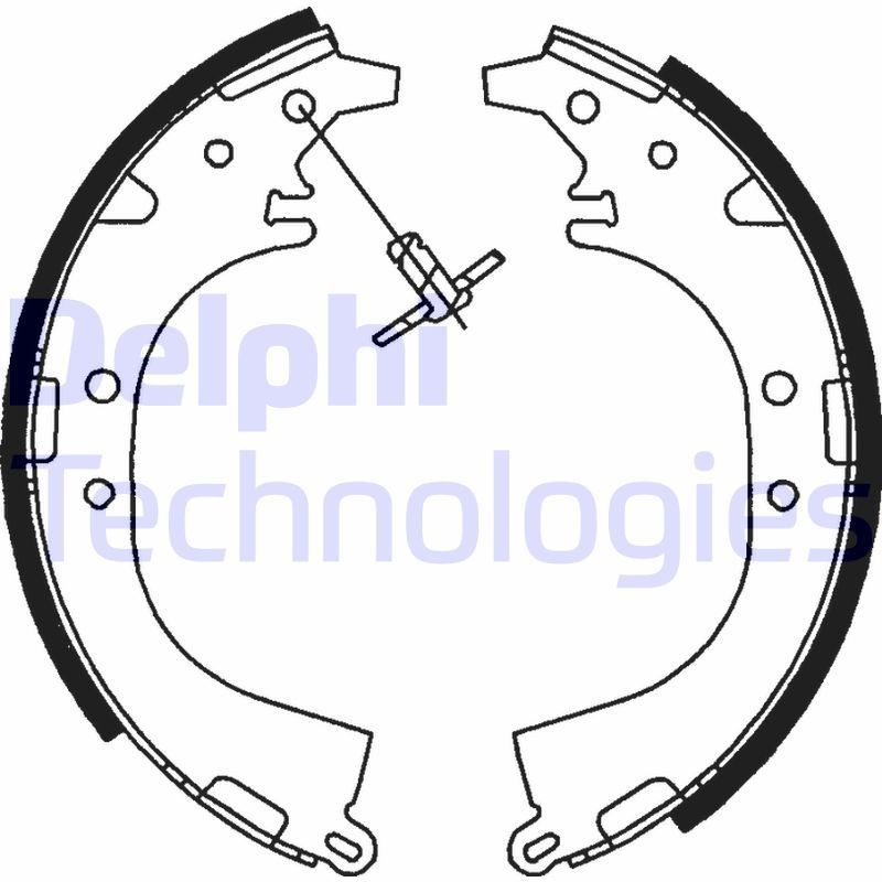 DELPHI LS1745: Piduriklotside komplekt