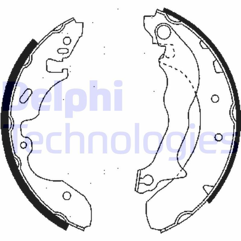 DELPHI LS1746: Piduriklotside komplekt