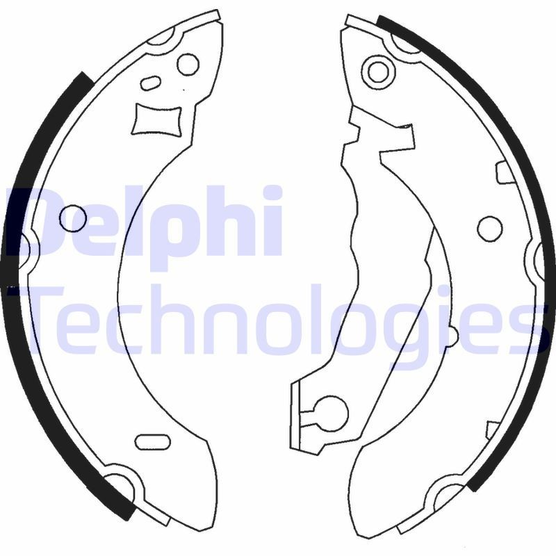 DELPHI LS1778: Piduriklotside komplekt