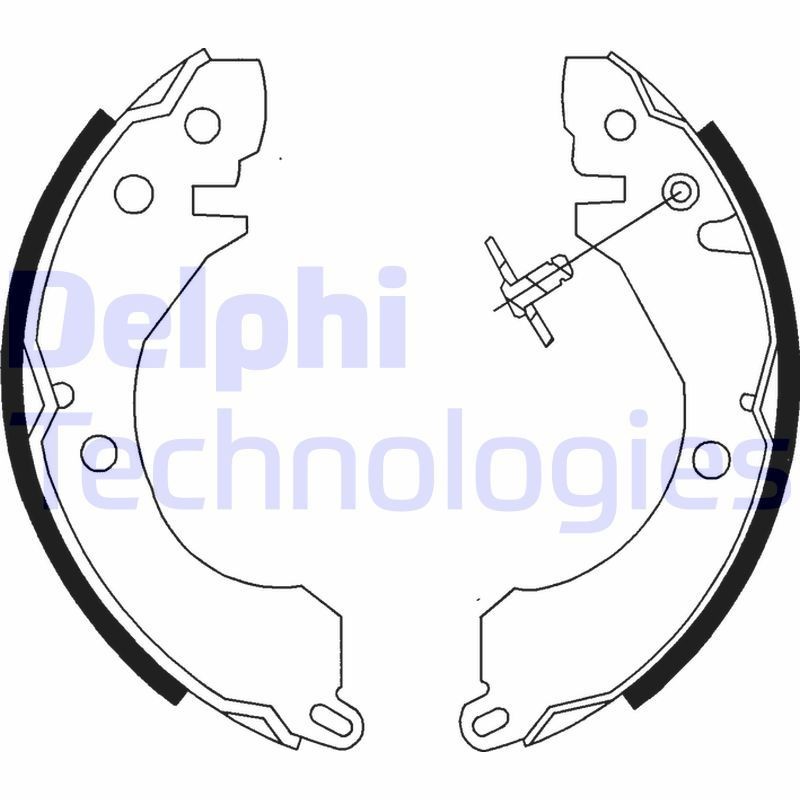 DELPHI LS1779: Piduriklotside komplekt
