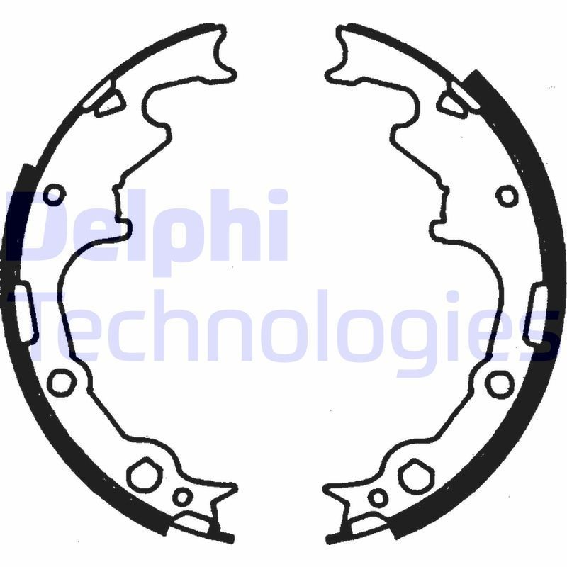 DELPHI LS1780: Комплект спирачна челюст