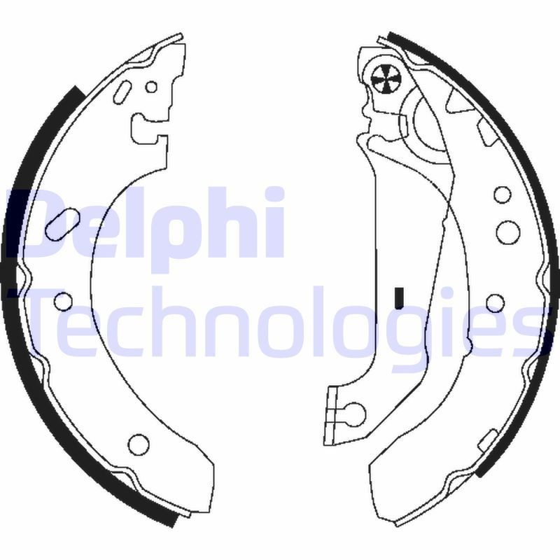 DELPHI LS1783: Piduriklotside komplekt