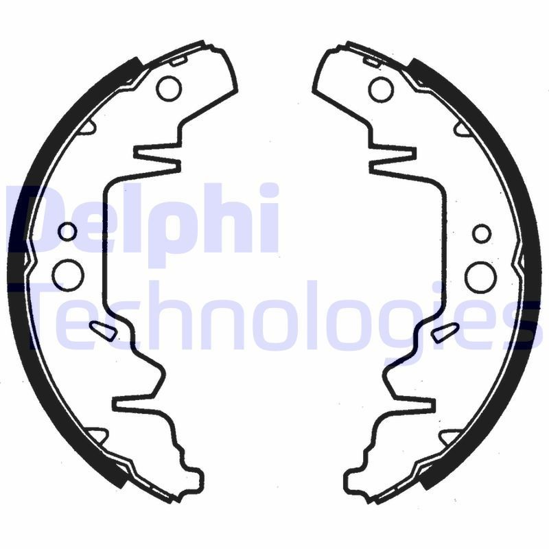 DELPHI LS1814: Set saboti frana