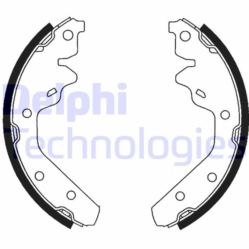 DELPHI LS1820: Piduriklotside komplekt