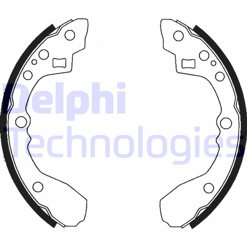 DELPHI LS1824: Piduriklotside komplekt