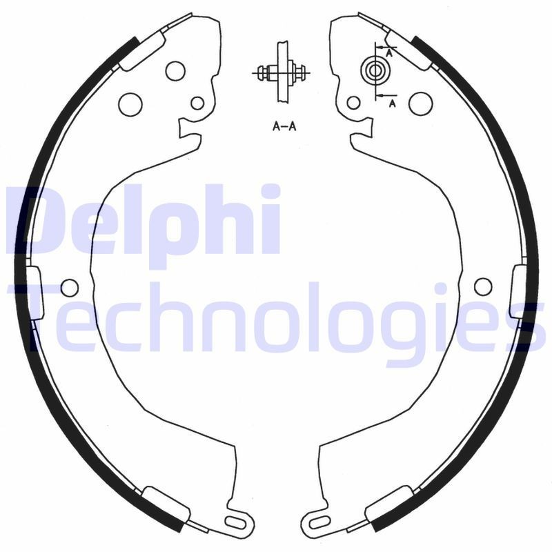 DELPHI LS1826: Piduriklotside komplekt