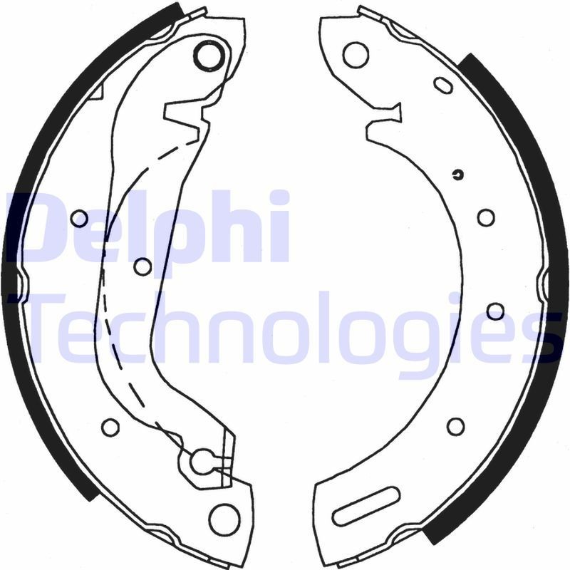 DELPHI LS1827: Piduriklotside komplekt