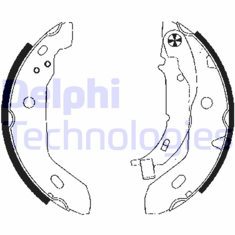DELPHI LS1841: Piduriklotside komplekt