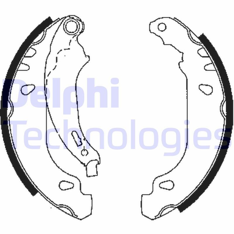 DELPHI LS1848: Piduriklotside komplekt