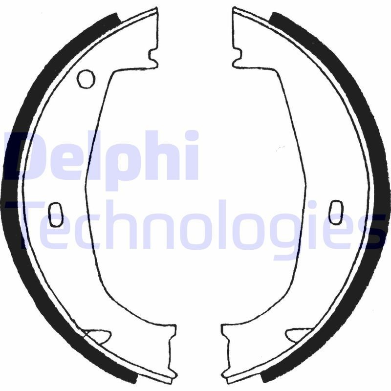 DELPHI LS1851: Piduriklotside komplekt, seisupidur