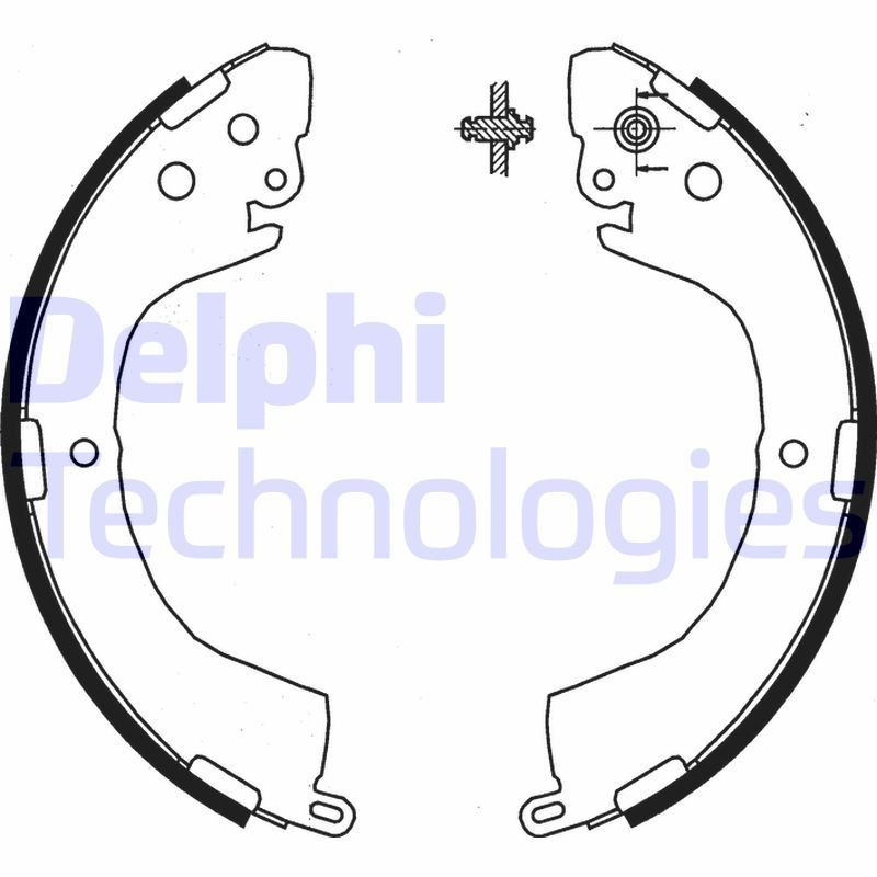 DELPHI LS1852: Piduriklotside komplekt