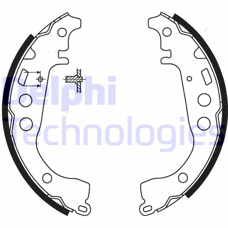 DELPHI LS1854: Piduriklotside komplekt