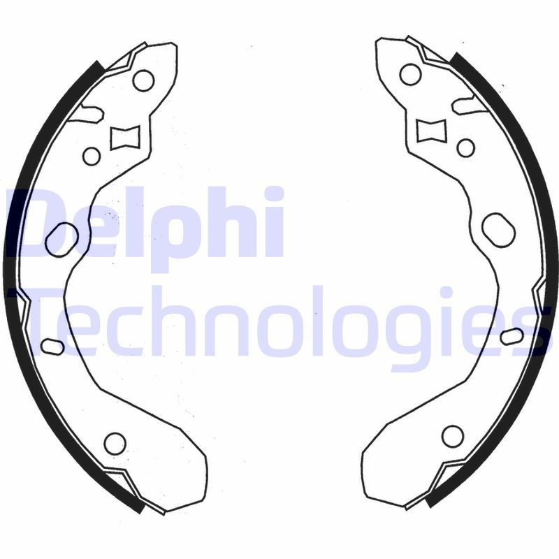 DELPHI LS1855: Piduriklotside komplekt