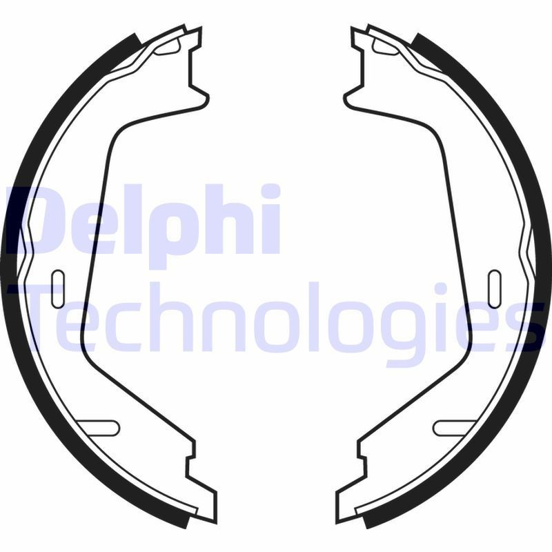 DELPHI LS1884: Piduriklotside komplekt, seisupidur