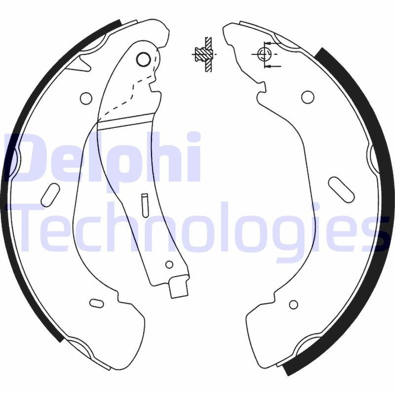 DELPHI LS1914: Set saboti frana