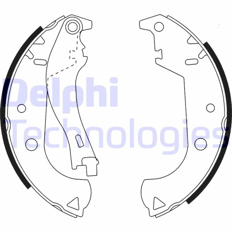 DELPHI LS1916: Set saboti frana