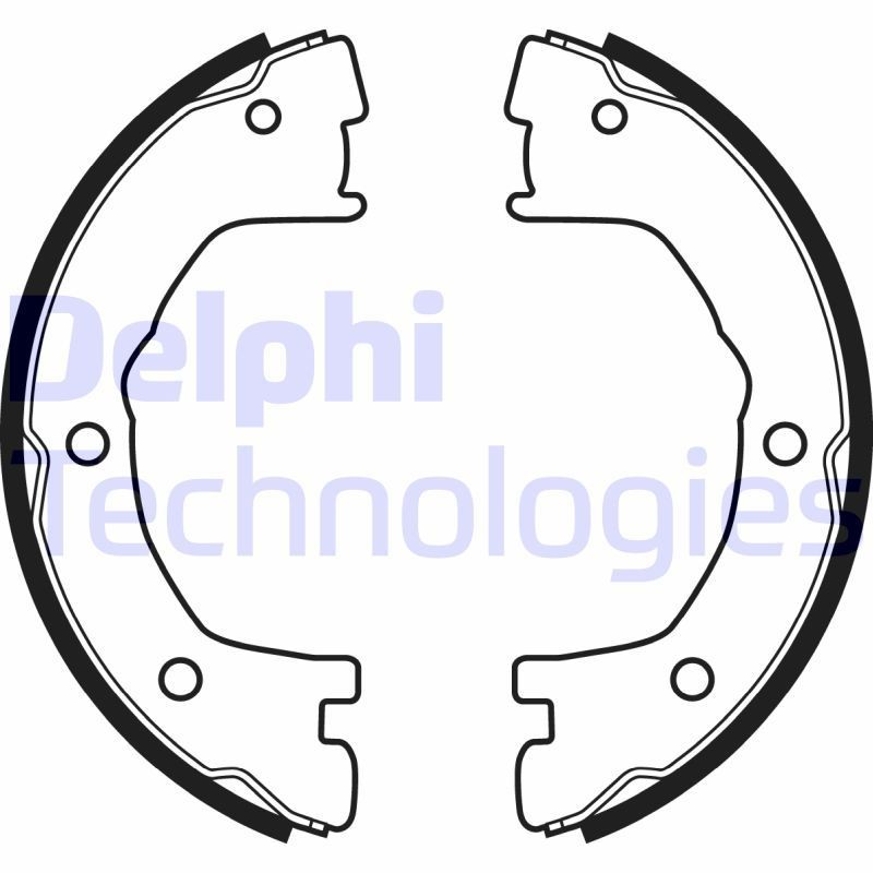 DELPHI LS1919: Piduriklotside komplekt, seisupidur