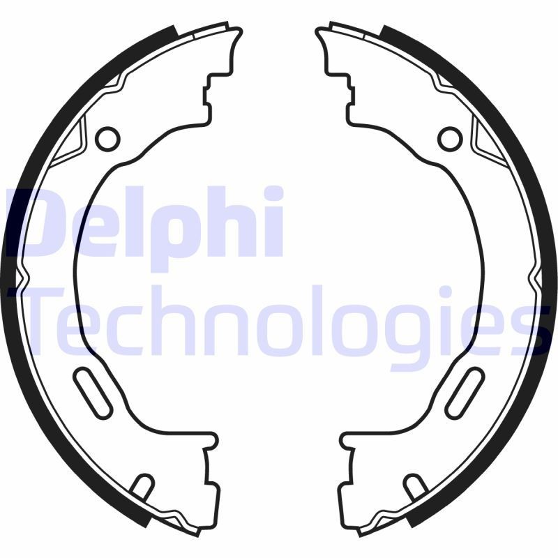 DELPHI LS1922: Piduriklotside komplekt, seisupidur