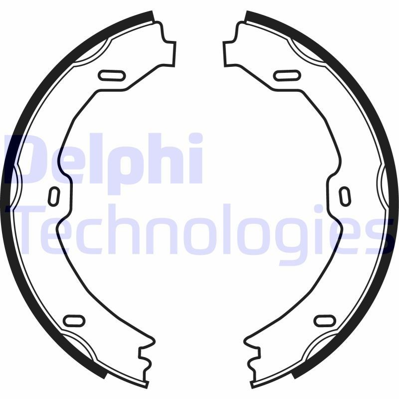 DELPHI LS1923: Piduriklotside komplekt, seisupidur