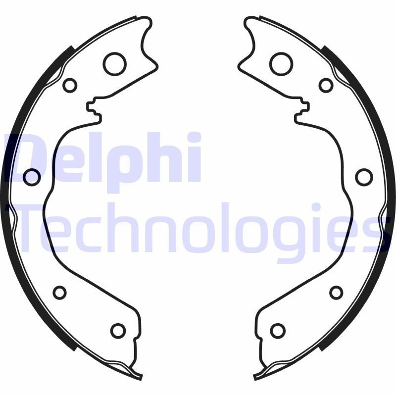 DELPHI LS1928: Handbromsbackar