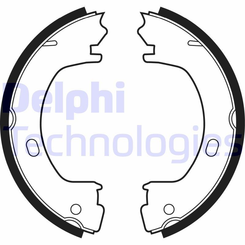 DELPHI LS1960: Piduriklotside komplekt, seisupidur