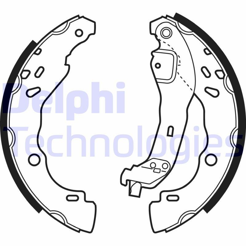 DELPHI LS1968: Piduriklotside komplekt