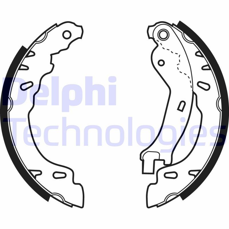 DELPHI LS1971: Piduriklotside komplekt
