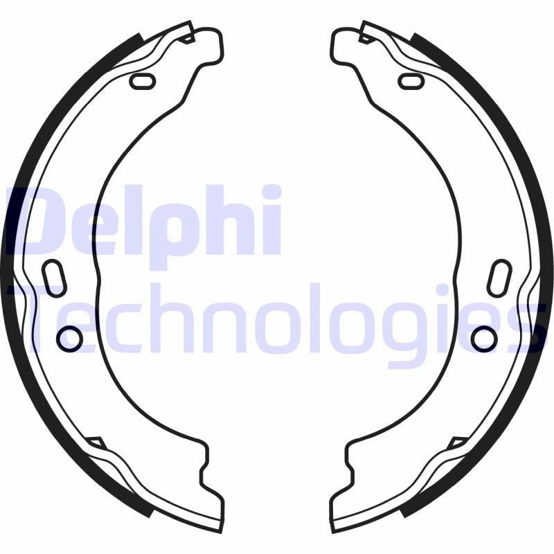 DELPHI LS1978: Piduriklotside komplekt, seisupidur