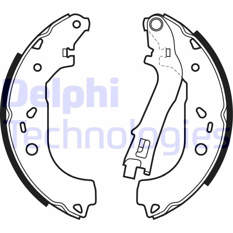 DELPHI LS1979: Piduriklotside komplekt
