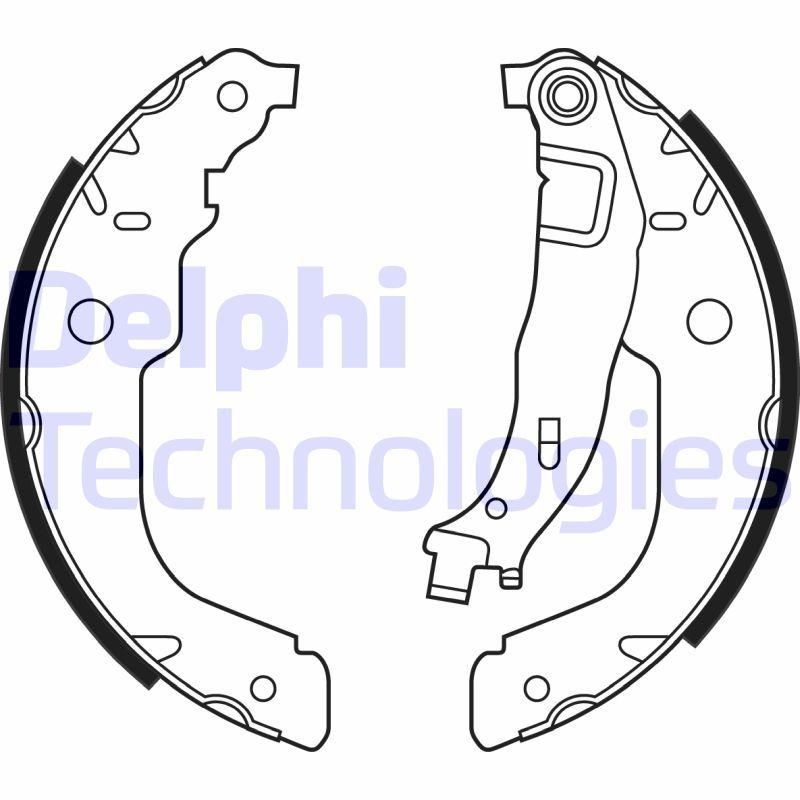 DELPHI LS2000: Piduriklotside komplekt