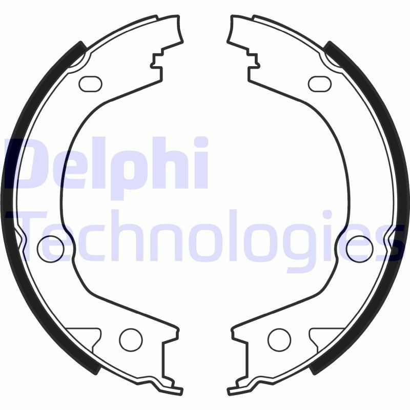 DELPHI LS2001: Piduriklotside komplekt, seisupidur