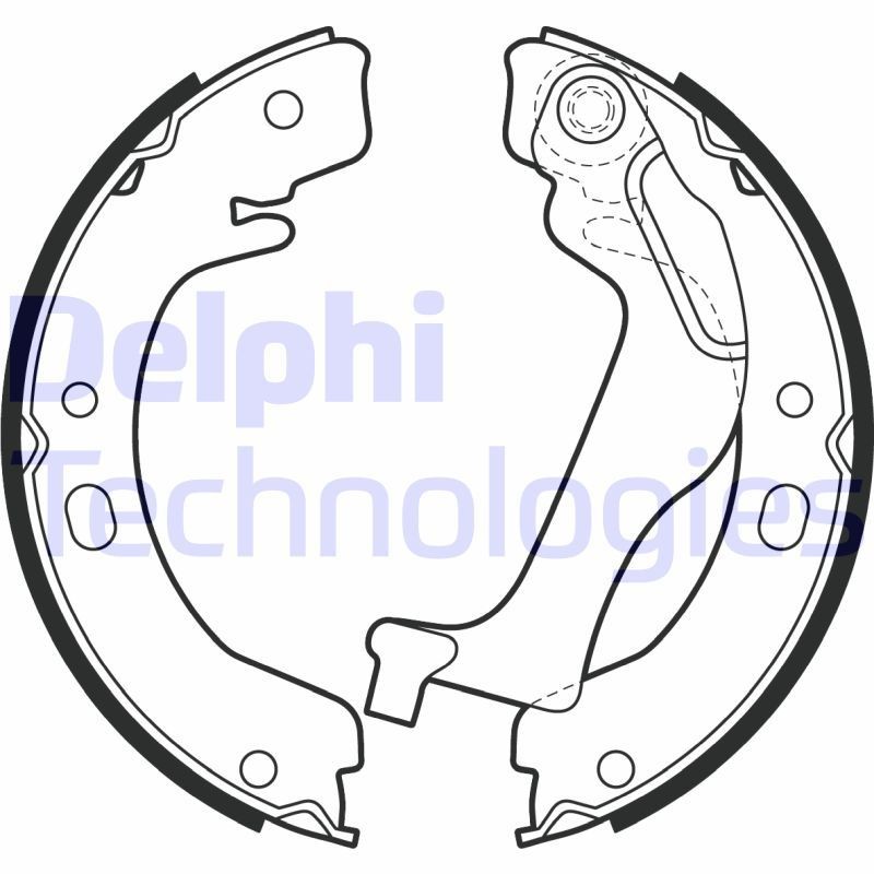 DELPHI LS2003: Piduriklotside komplekt