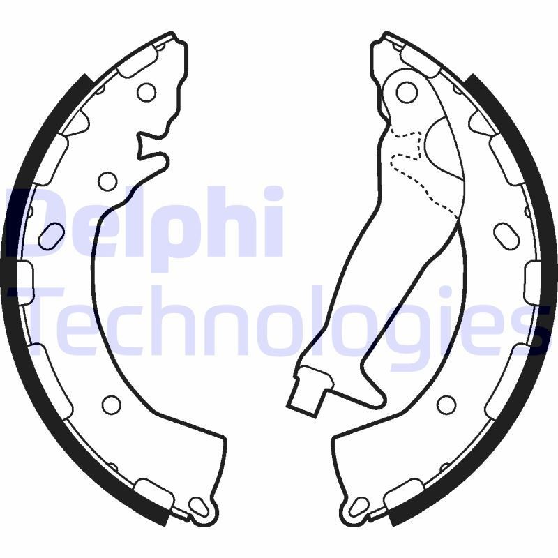 DELPHI LS2010: Piduriklotside komplekt