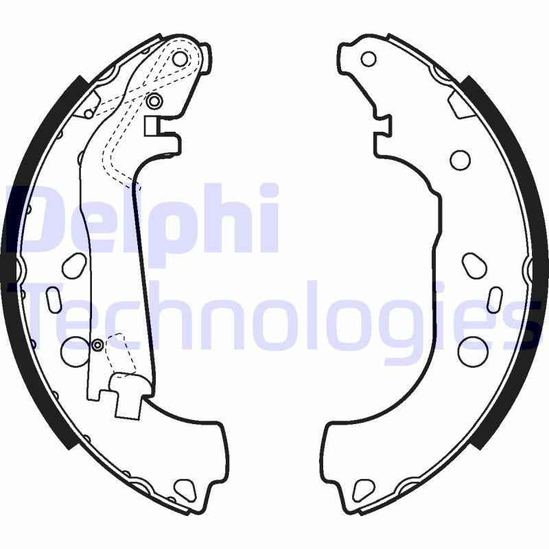 DELPHI LS2014: Piduriklotside komplekt