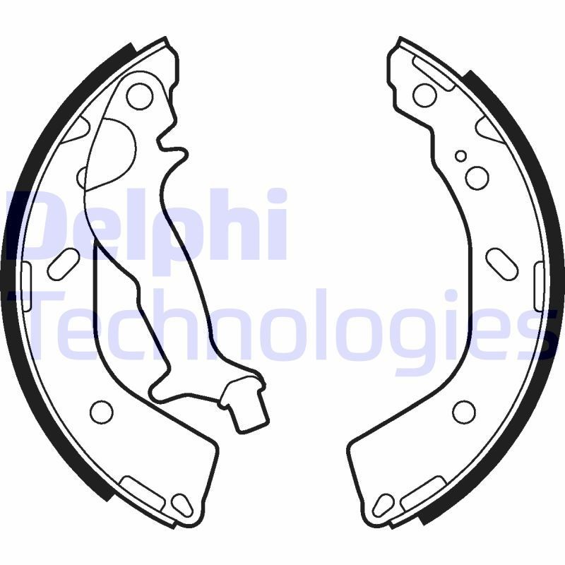 DELPHI LS2027: Piduriklotside komplekt