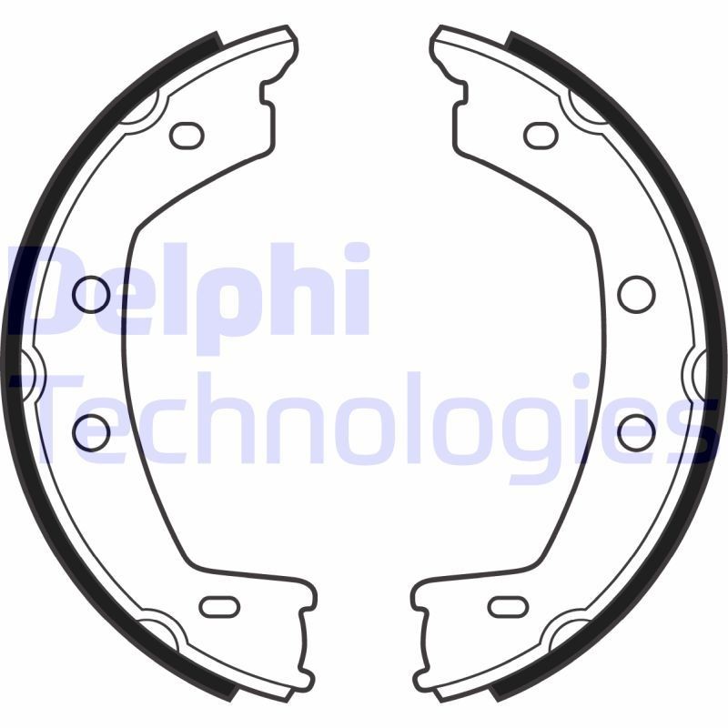 DELPHI LS2030: Piduriklotside komplekt, seisupidur