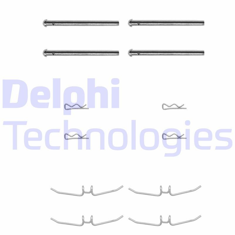 DELPHI LX0001: Lisakomplekt, ketaspiduriklotsid