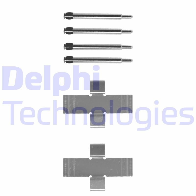 DELPHI LX0006: Lisakomplekt, ketaspiduriklotsid