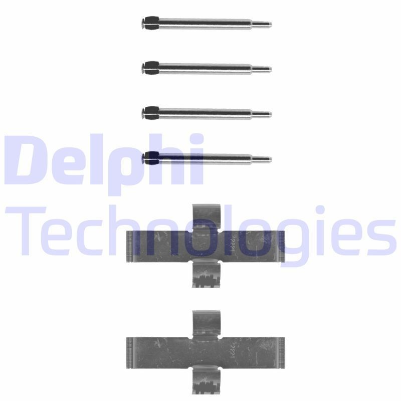 DELPHI LX0013: Lisakomplekt, ketaspiduriklotsid