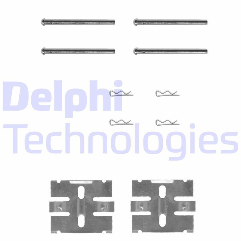DELPHI LX0017: Lisakomplekt, ketaspiduriklotsid