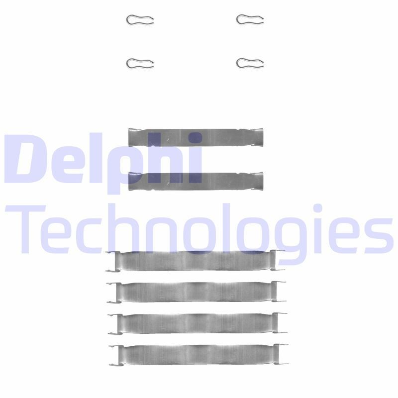 DELPHI LX0019: Sada prislusenstvi, oblozeni kotoucove brzdy