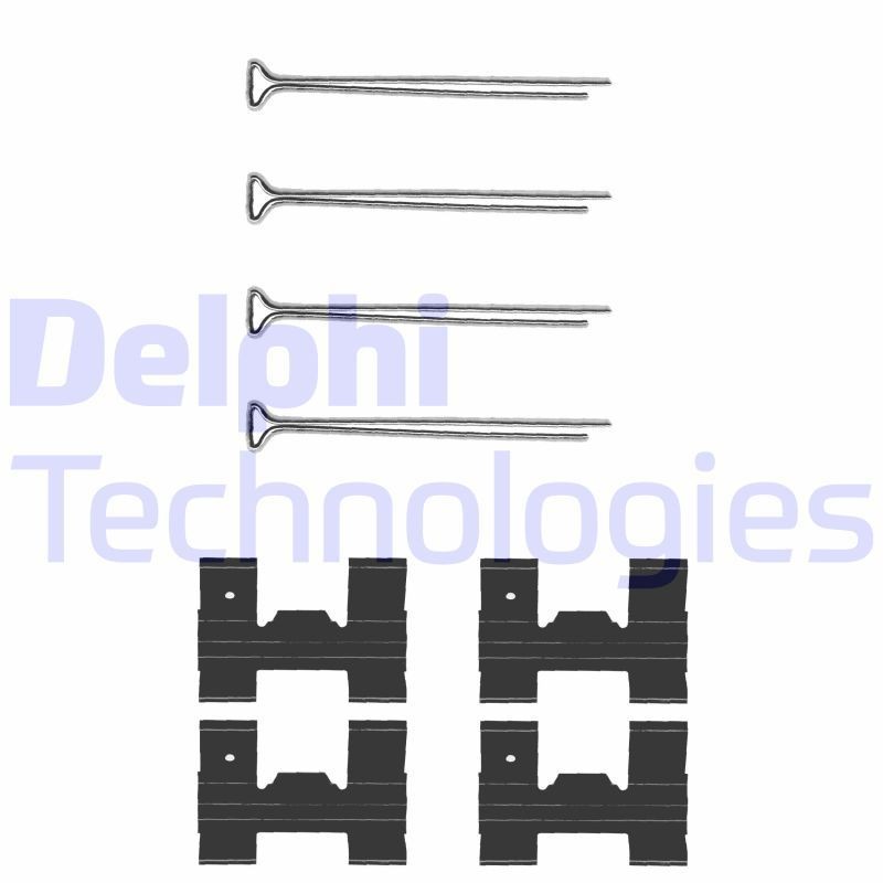 DELPHI LX0023: Lisakomplekt, ketaspiduriklotsid