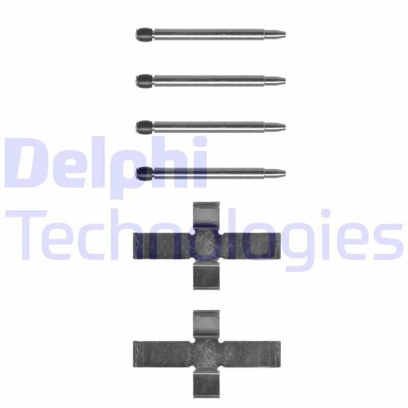 DELPHI LX0026: Lisakomplekt, ketaspiduriklotsid
