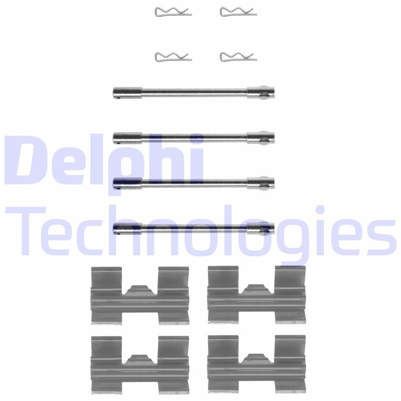 DELPHI LX0031: Lisakomplekt, ketaspiduriklotsid