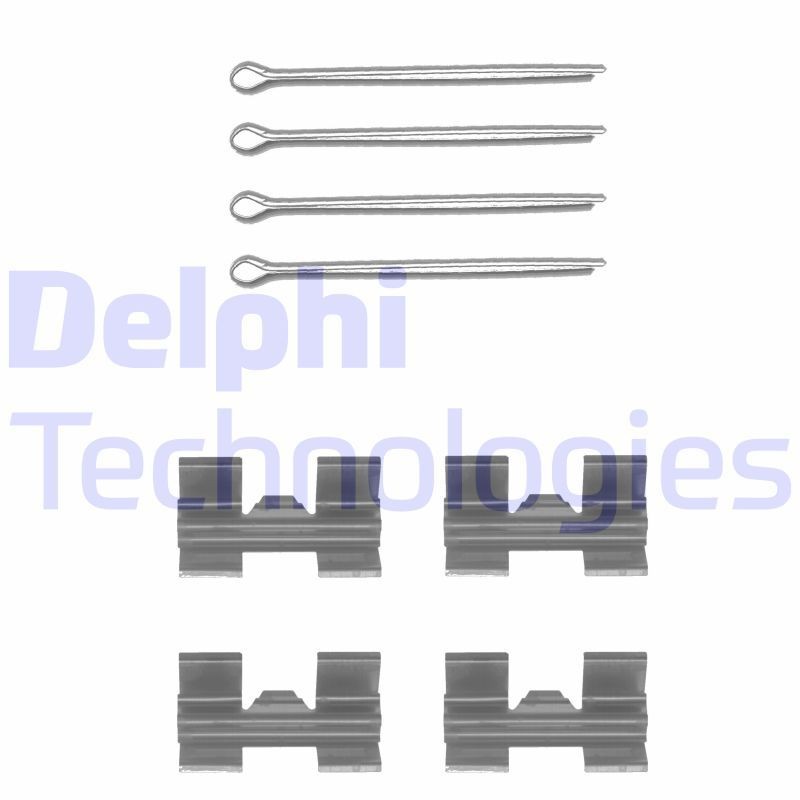 DELPHI LX0032: Lisakomplekt, ketaspiduriklotsid