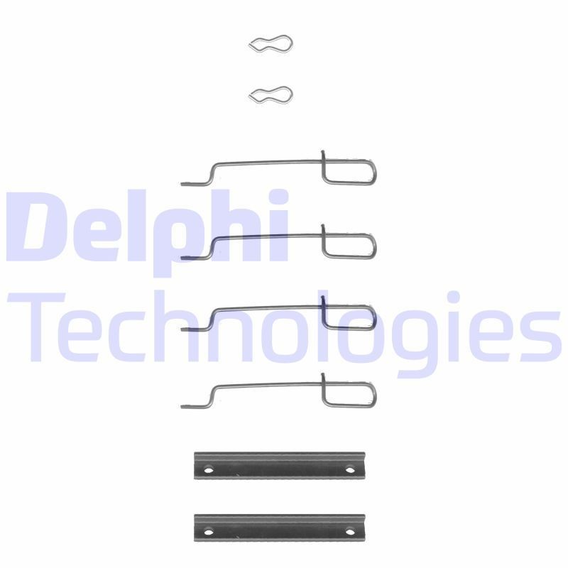 DELPHI LX0044: Lisakomplekt, ketaspiduriklotsid