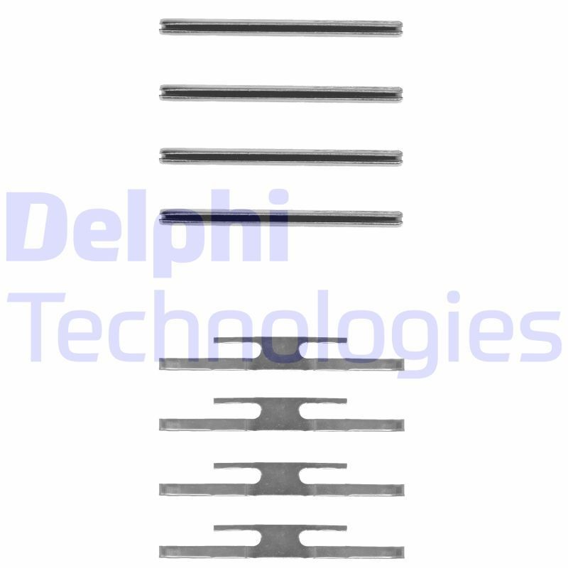 DELPHI LX0055: Lisakomplekt, ketaspiduriklotsid