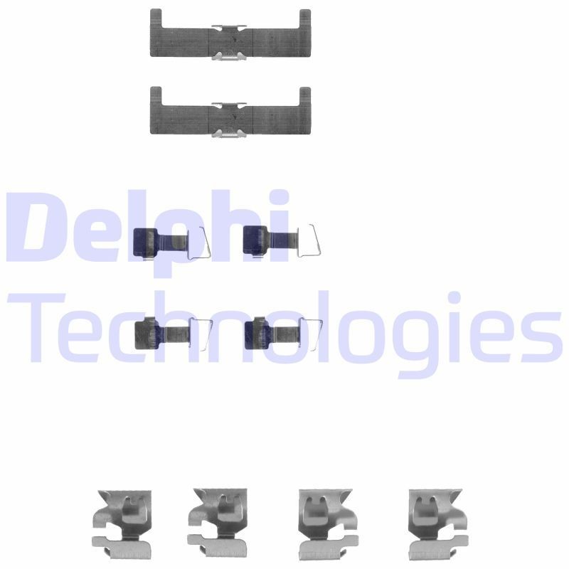DELPHI LX0063: Lisakomplekt, ketaspiduriklotsid