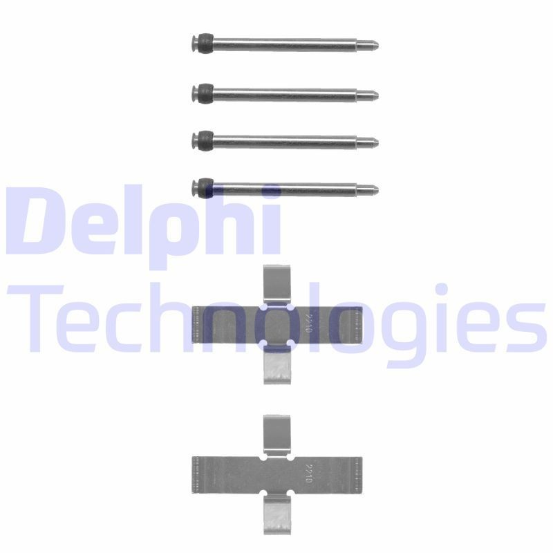 DELPHI LX0067: Lisakomplekt, ketaspiduriklotsid