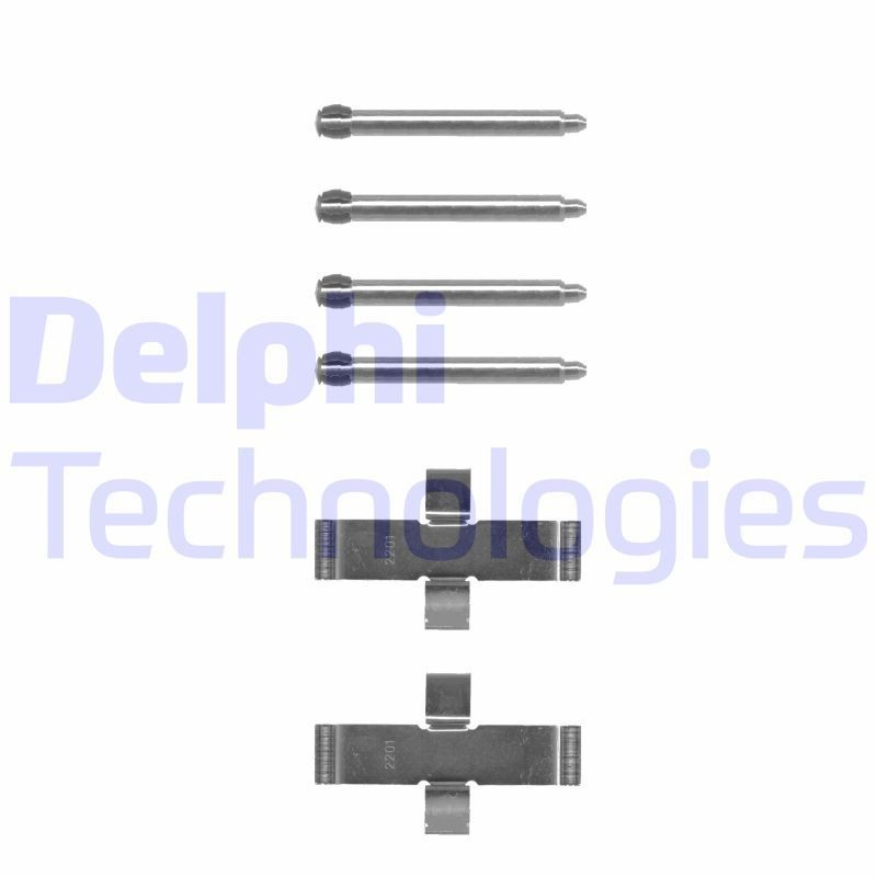 DELPHI LX0093: Lisakomplekt, ketaspiduriklotsid